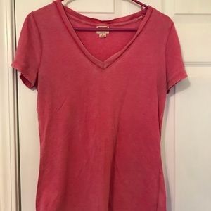 Mossimo Supply Co. Pink, V-neck Tee.